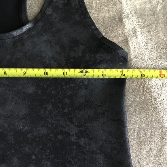 Athleta Shanti Misty Lace Print Tank Top Racerback Women's Size S - Picture 3 of 7